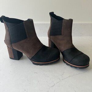 Sorel Addington Chelsea Boot - Women's Tobacco / Black 7.5